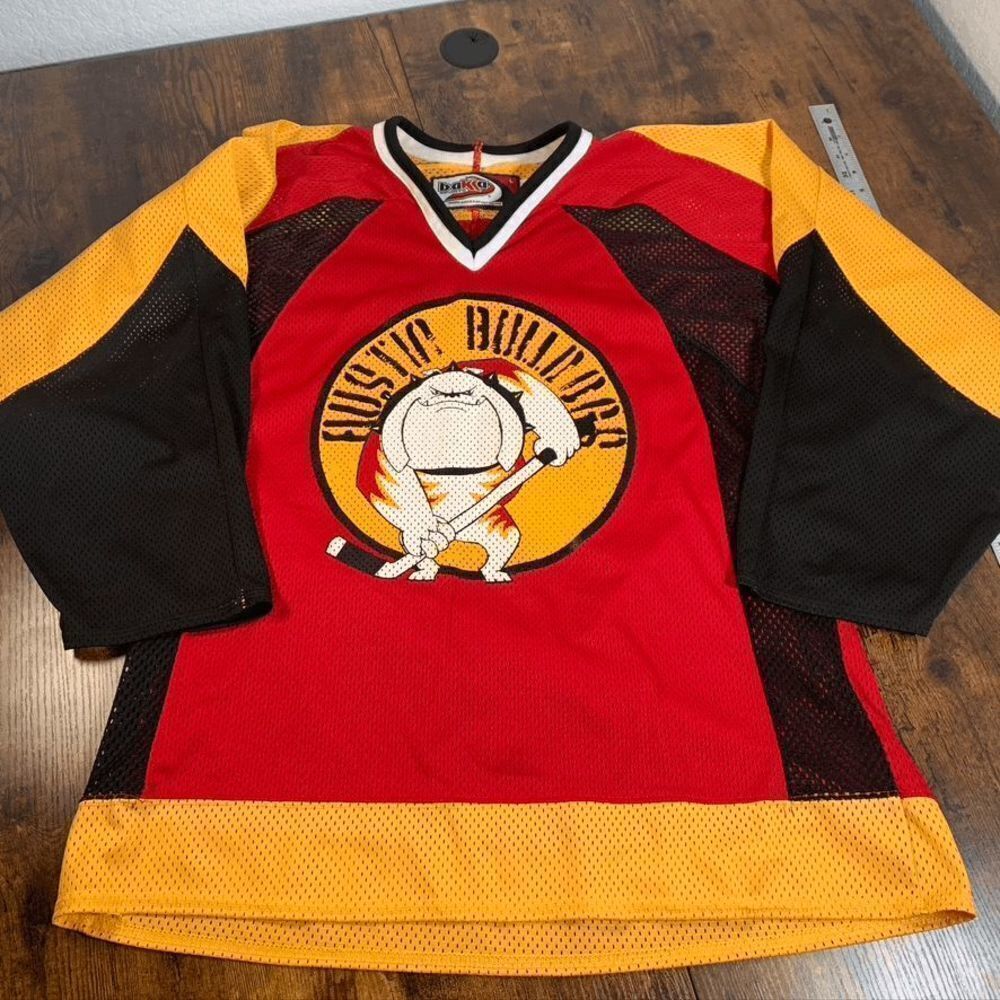 RARE Bakka Sports Austin Bulldogs #99 Hockey Jersey Size Large